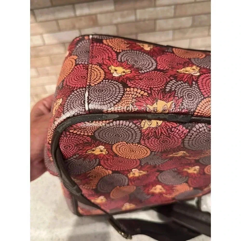 Disney Loungefly Backpack Lion‎ King African Floral - Simba  b3